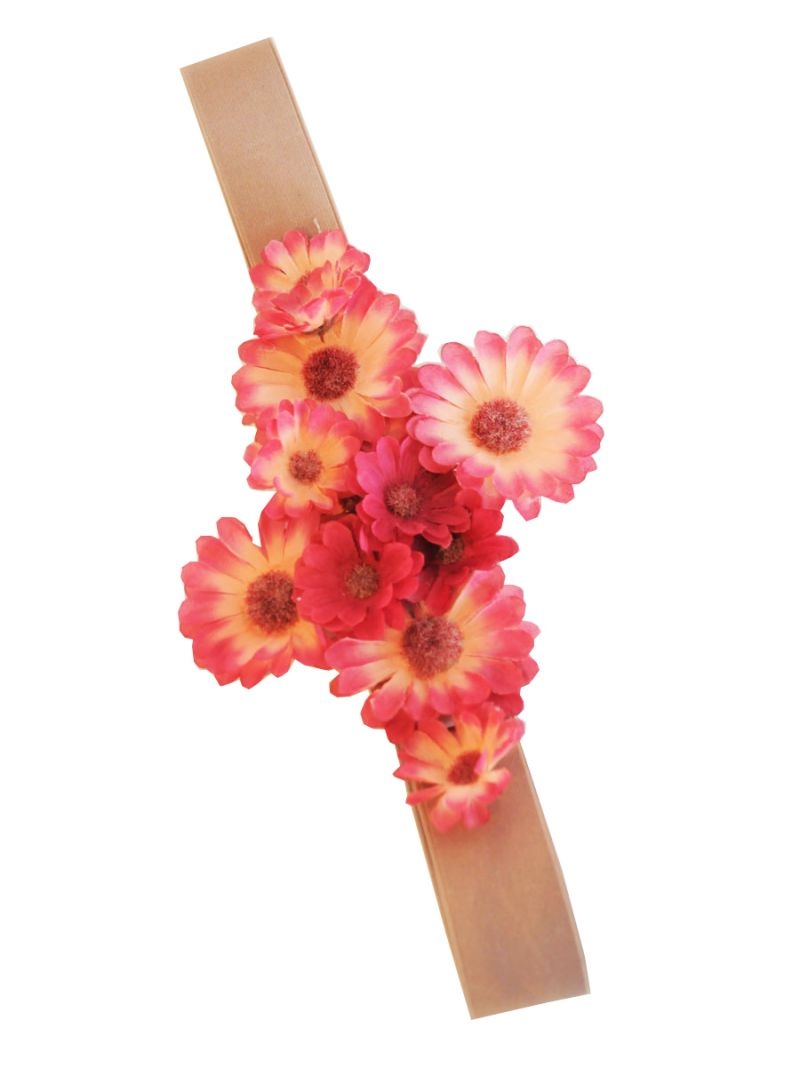 cinturon flores nude